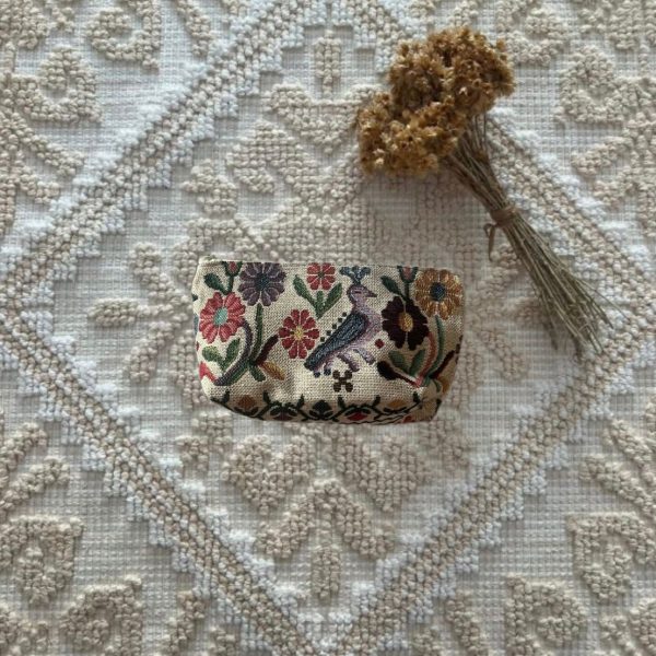 Sardinian fabric clutch bag